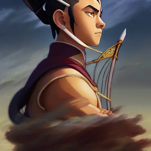 Image similar to Sokka from avatar the last airbender, fantasy, intricate, elegant, highly detailed, digital painting, artstation, concept art, matte, sharp focus, illustration, art by Artgerm and Greg Rutkowski and Alphonse Mucha