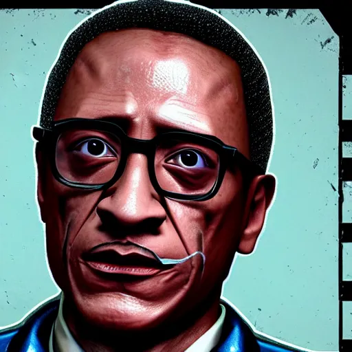 Image similar to Gustavo Fring in Rainbox six siege, 4k, highly detailed