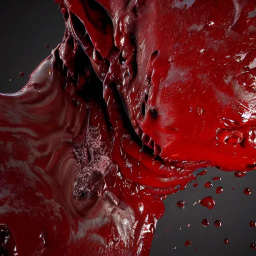 Image similar to bloody surface texture, pbr, high resolution, ultra 4 k, photo - realistic, horrific,