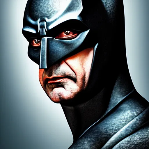 Image similar to hyperrealistic mixed media high resolution painting of (Rowan Atkinson) disguised as !!Batman!!, stunning 3d render inspired art by Jamie Salmon and István Sándorfi and Greg Rutkowski, perfect facial symmetry, dim volumetric lighting, 8k octane beautifully detailed render, full body shot, post-processing, extremely hyper-detailed, intricate, epic composition, highly detailed attributes, highly detailed atmosphere, cinematic lighting, masterpiece, trending on artstation, very very detailed, masterpiece, stunning, flawless completion, lifelike texture, perfection,