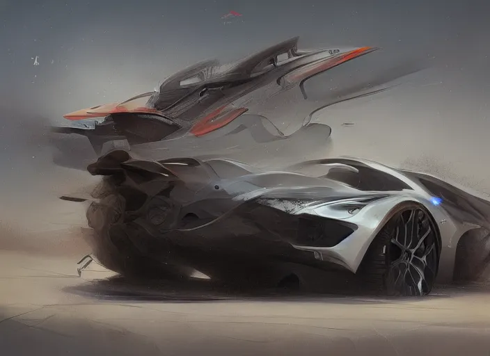 Image similar to a beautiful concept design of a supercar converted into offroad sport. car design by cory loftis, fenghua zhong, ryohei hase, ismail inceoglu and ruan jia. volumetric light.