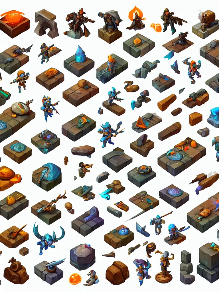 ArtStation - Albion Online : Townhalls 2d Assets