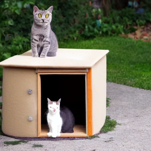 Image similar to photo of a cat house