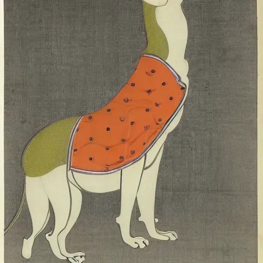 Image similar to Dóberman, Itō Jakuchu, 1790