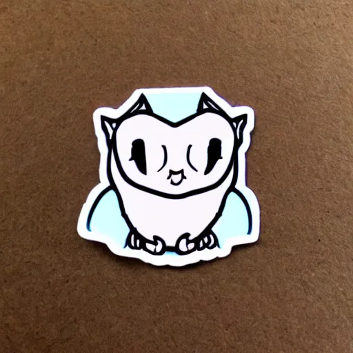 Image similar to cute chubby sphinx cat sticker