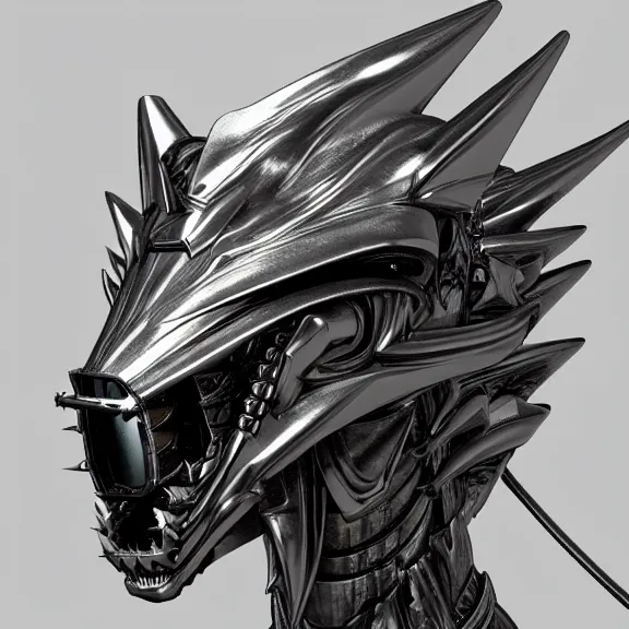 Prompt: detailed close bust shot of a gigantic goddess elegant beautiful stunning anthropomorphic hot robot mecha female dragon, eating a spaceship whole, with sleek silver metal armor and cat ears, OLED visor over eyes, micro art, prey, vore, digital art, mawshot, dragon vore, dragon maw, furry art, high quality, 8k 3D realistic, macro art, micro art, Furaffinity, Deviantart, Eka's Portal, G6