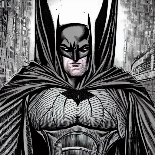 Prompt: batman in the style of HR Giger