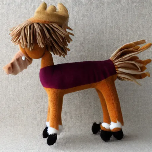 Image similar to grainpunk noble plushie toy fringe