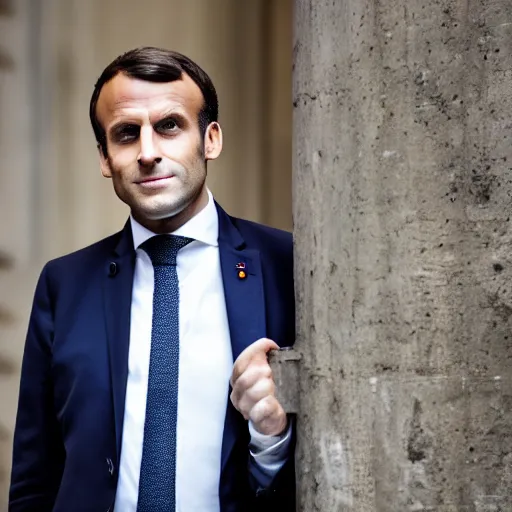 Image similar to Emmanuel Macron dressed as a 19th century businessman, 50mm photography, high quality, 4K