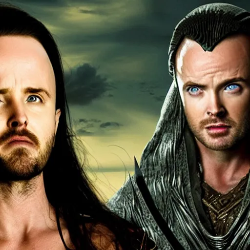 Image similar to Aaron Paul as an Elrond