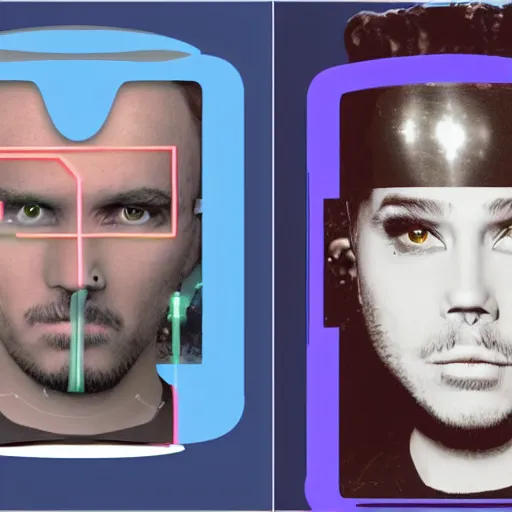 Image similar to ai machine creating images of pop culture