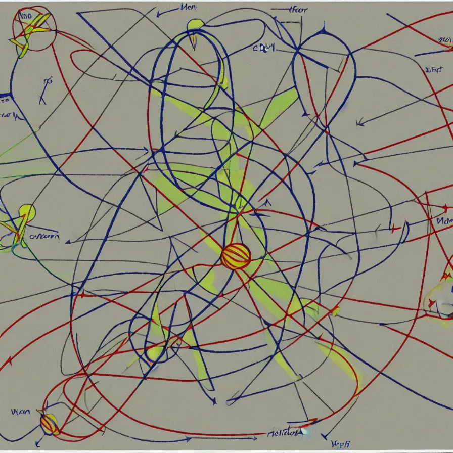 Image similar to schema of the inner workings of an atom and electron wit DNA