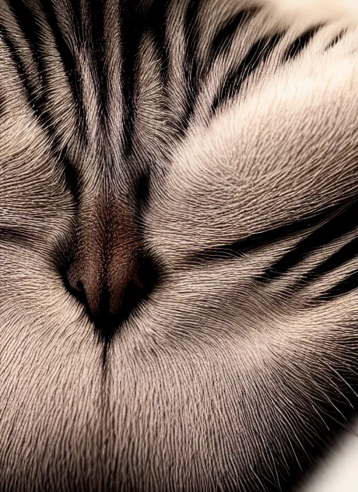 Prompt: clear photorealistic the underside of a cat's paw