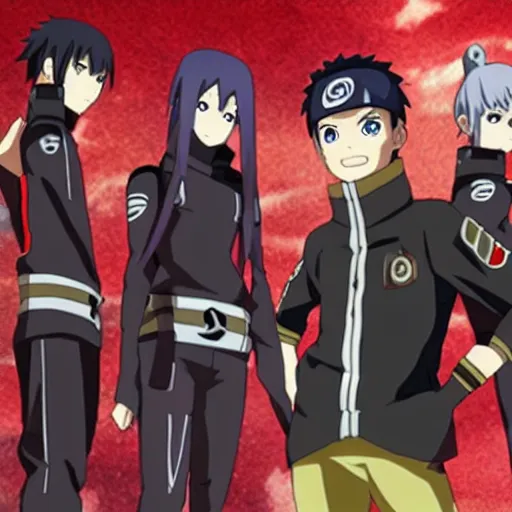 Image similar to Teen Naruto in Sword Art Online Movie Adaptation