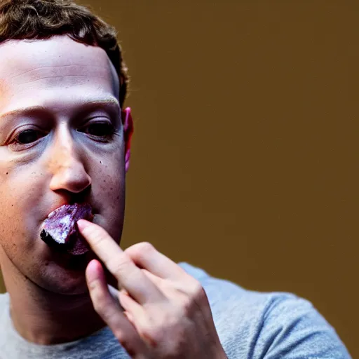 Prompt: mark zuckerberg eating a pickle, 4 k photograph, cinematic, ideal, no artifacts,