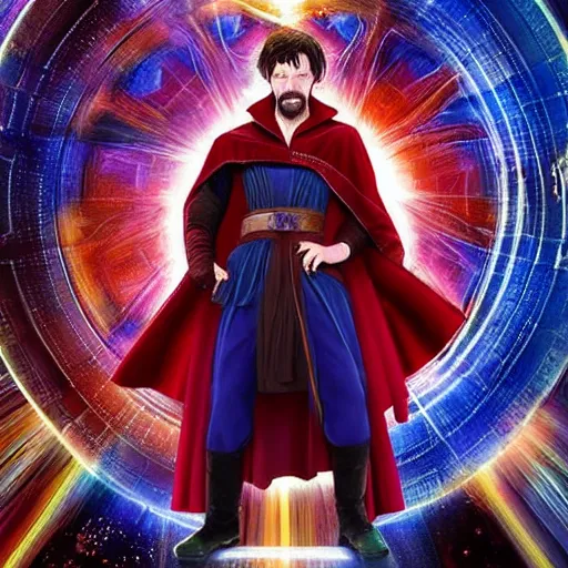 Prompt: shaggy as doctor strange, artstation hall of fame gallery, editors choice, #1 digital painting of all time, most beautiful image ever created, emotionally evocative, greatest art ever made, lifetime achievement magnum opus masterpiece, the most amazing breathtaking image with the deepest message ever painted, a thing of beauty beyond imagination or words