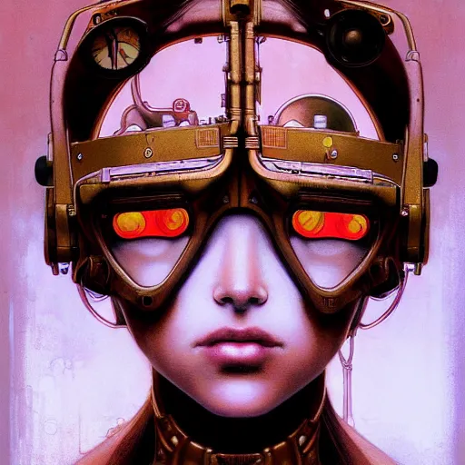 Image similar to portrait soft light painted by james jean and katsuhiro otomo and erik jones, inspired by steampunk anime, smooth face feature, intricate oil painting, high detail illustration, sharp high detail, manga and anime 1 9 9 9