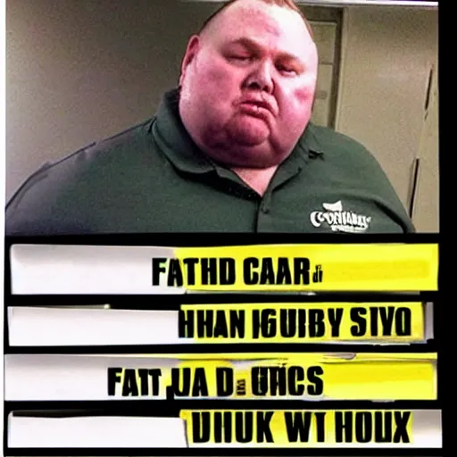 Prompt: fat chuck is mad
