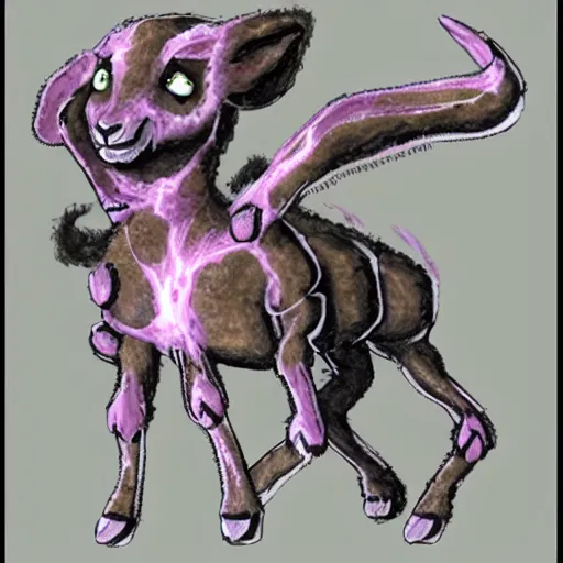 Image similar to fusion between cobweb and lamb, concept art