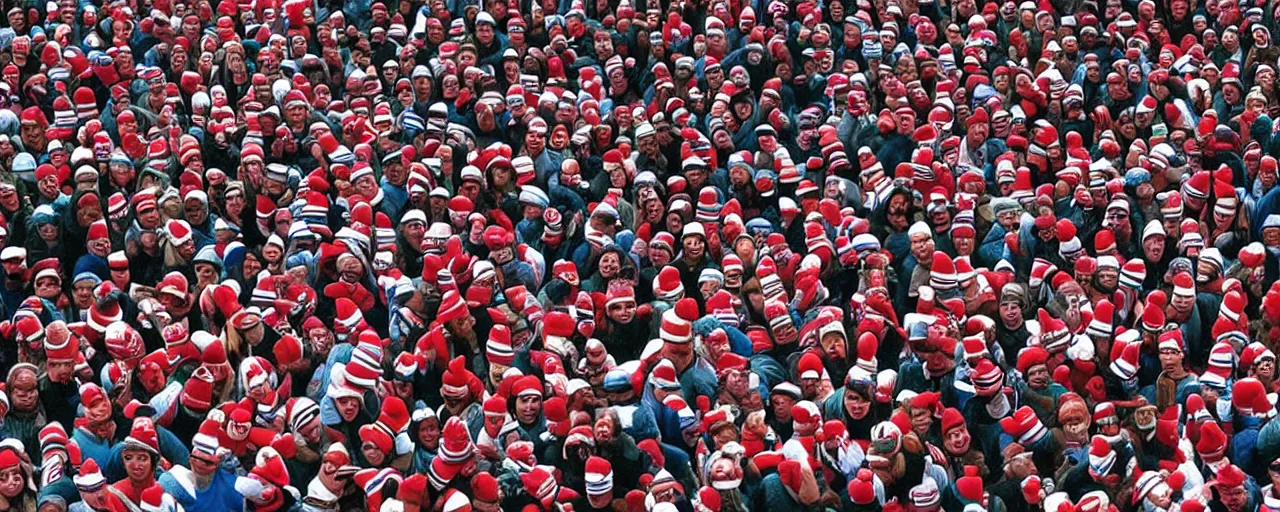 Image similar to where is waldo scene