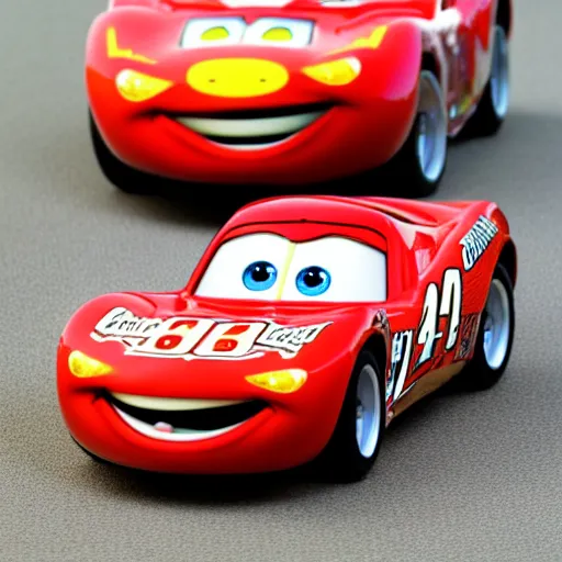 Image similar to Ebay listing of lighting mcqueen, Car on sale, Ebay website, lightning mcqueen being sold online