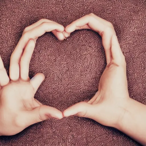 Image similar to heart hands, heart shaped hands