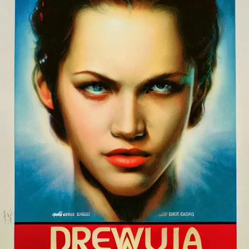 Prompt: poster by drew struzan