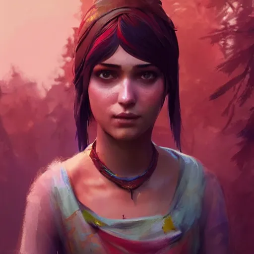 Prompt: an indian fairy, style game life is strange true colors square enix, trending on artstation, painted by greg rutkowski, render with game the last of us parte ii details