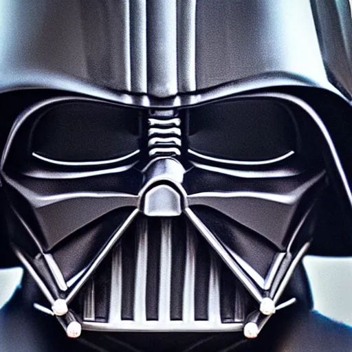 Image similar to close up of darth vader,