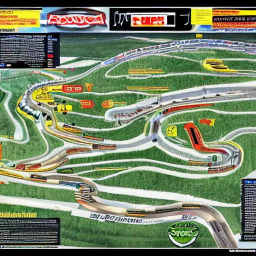 Prompt: Circuit Brands Ricard track map