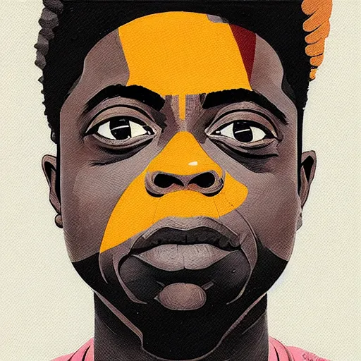 Prompt: KodakBlack profile picture by Sachin Teng, asymmetrical, Organic Painting , Matte Painting, geometric shapes, hard edges, graffiti, street art:2 by Sachin Teng:4