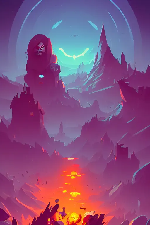 Image similar to death, anton fadeev and dan mumford