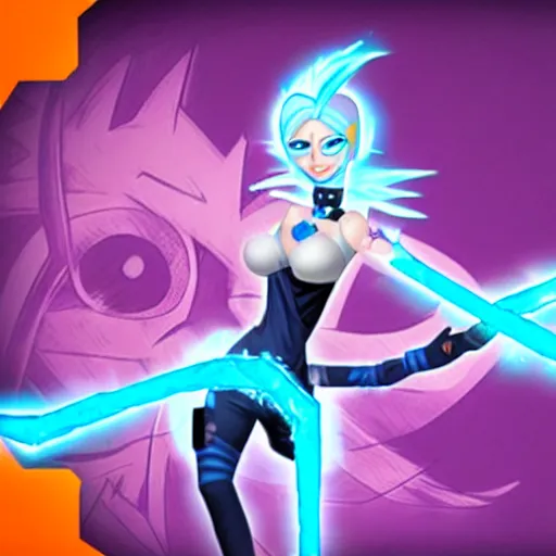 Image similar to jinx with ice powers