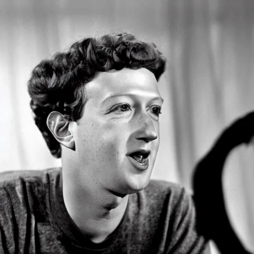 Image similar to mark zuckerberg in i love lucy ( 1 9 5 1 )