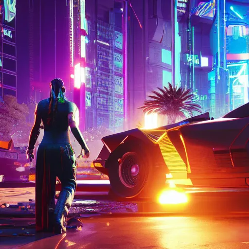 Image similar to The lost alpha version of Cyberpunk 2077