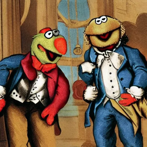 Image similar to muppets in the French Revolution