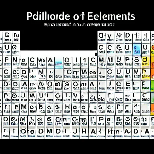 Image similar to periodic table of elements