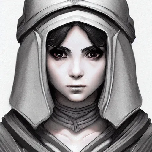 Image similar to female jedi, beautiful, detailed symmetrical close up portrait, intricate complexity, in the style of artgerm and ilya kuvshinov, magic the gathering, star wars art