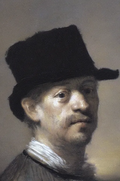 Prompt: an accurate a close - up portrait of mies van der rohe painted by rembrandt, oil painting, baroque painting, highly detailed, 4 k.