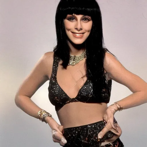 Image similar to young cher