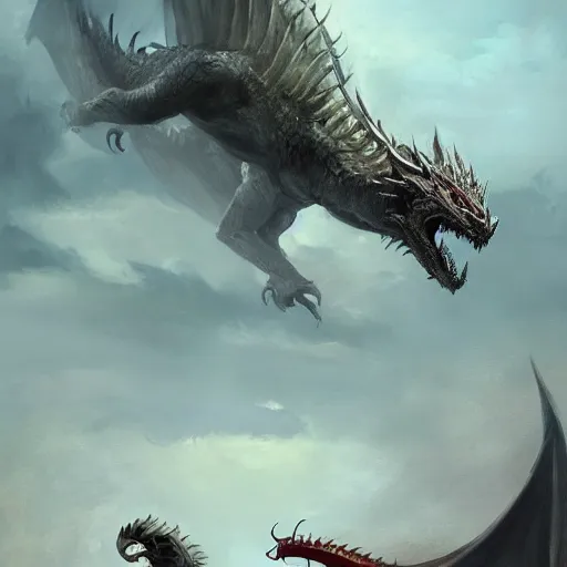 Image similar to Joe Biden riding a dragon, by Greg Rutkowski