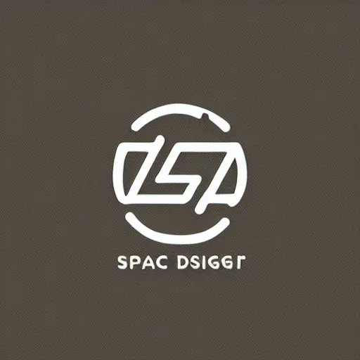 Image similar to logo for a space designer, icon, vector, minimalist