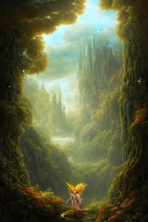 Prompt: a beautiful digital illustration painting of a detailed gothic fantasy valley and forest faerie fey unseelie, by benoit b. mandelbrot, steven belledin, martin johnson heade, lee madgwick, caspar david friedrich, and david rios ferreira. 8 k resolution trending on artstation concept art digital illustration