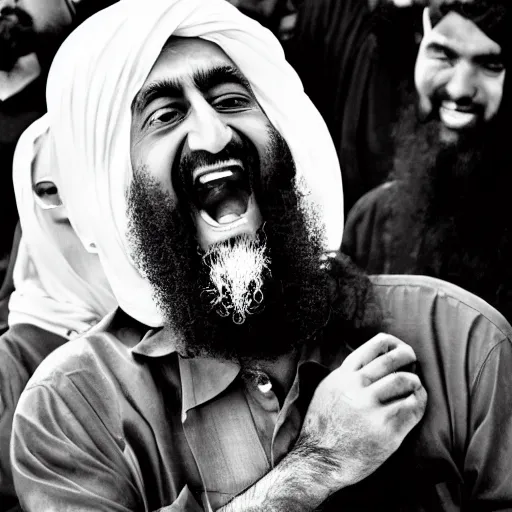 Prompt: Osama Bin Laden at a bondage party (professional photography)