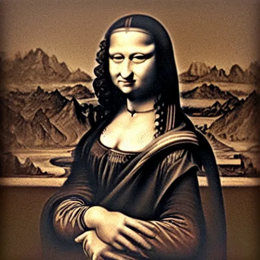 Prompt: monalisa in the style of Gustave Doré