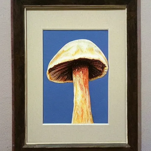 Prompt: the best painting of a mushroom ever