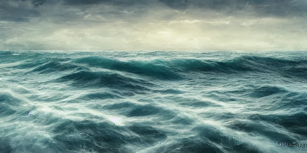 Image similar to collapsing ocean by ilya sipyagin