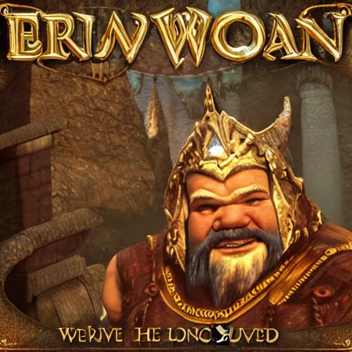 Image similar to the great dwarven welcome gesture