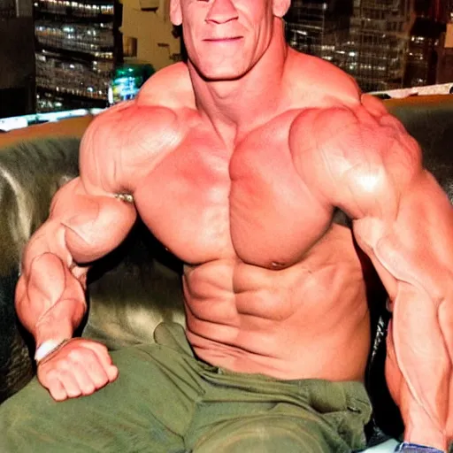 Prompt: john Cena bing chilling