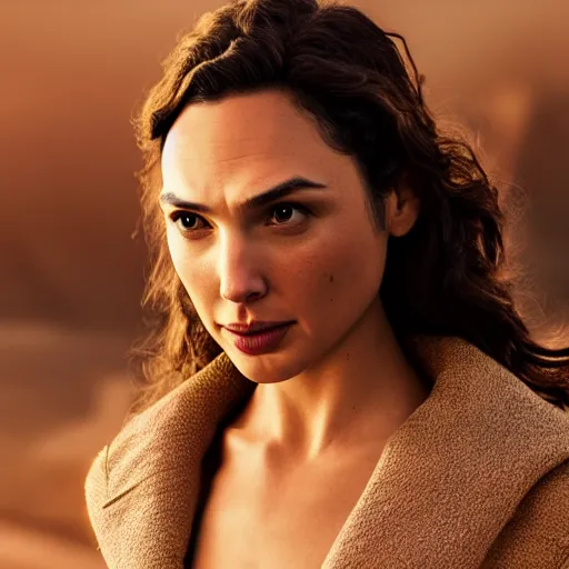 Image similar to gal gadot as a wizard with a robe casting fire spells, depth of field, zeiss lens, detailed, symmetrical, centered, fashion photoshoot, by Annie Leibovitz and Steve McCurry, David Lazar, Jimmy Nelsson, Breathtaking, 8k resolution, extremely detailed, beautiful, establishing shot, artistic, hyperrealistic, beautiful face, octane render